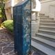 Vintage blue industrial cabinet, original condition, 1930s