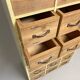 Vintage Industrial Wooden Filling Cabinet, 1940's