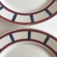 Set de 4 assiettes à dessert Béarn en faience HBCM 50's