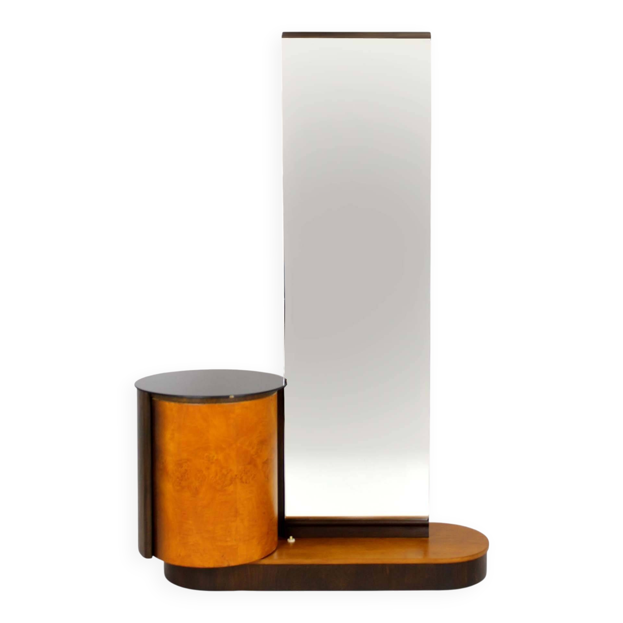 Restored Dressing Table with Mirror by J. Halabala for Up Zavody, 1940s