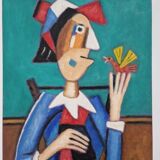 Roland Chanco (1924-2017), friend of Picasso - Oil on canvas, Funny bird