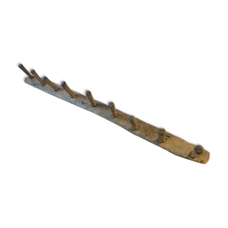 Large wall coat rack very old closed/rustic and simple