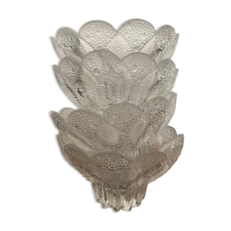 Lot of 4 glass dessert cups
