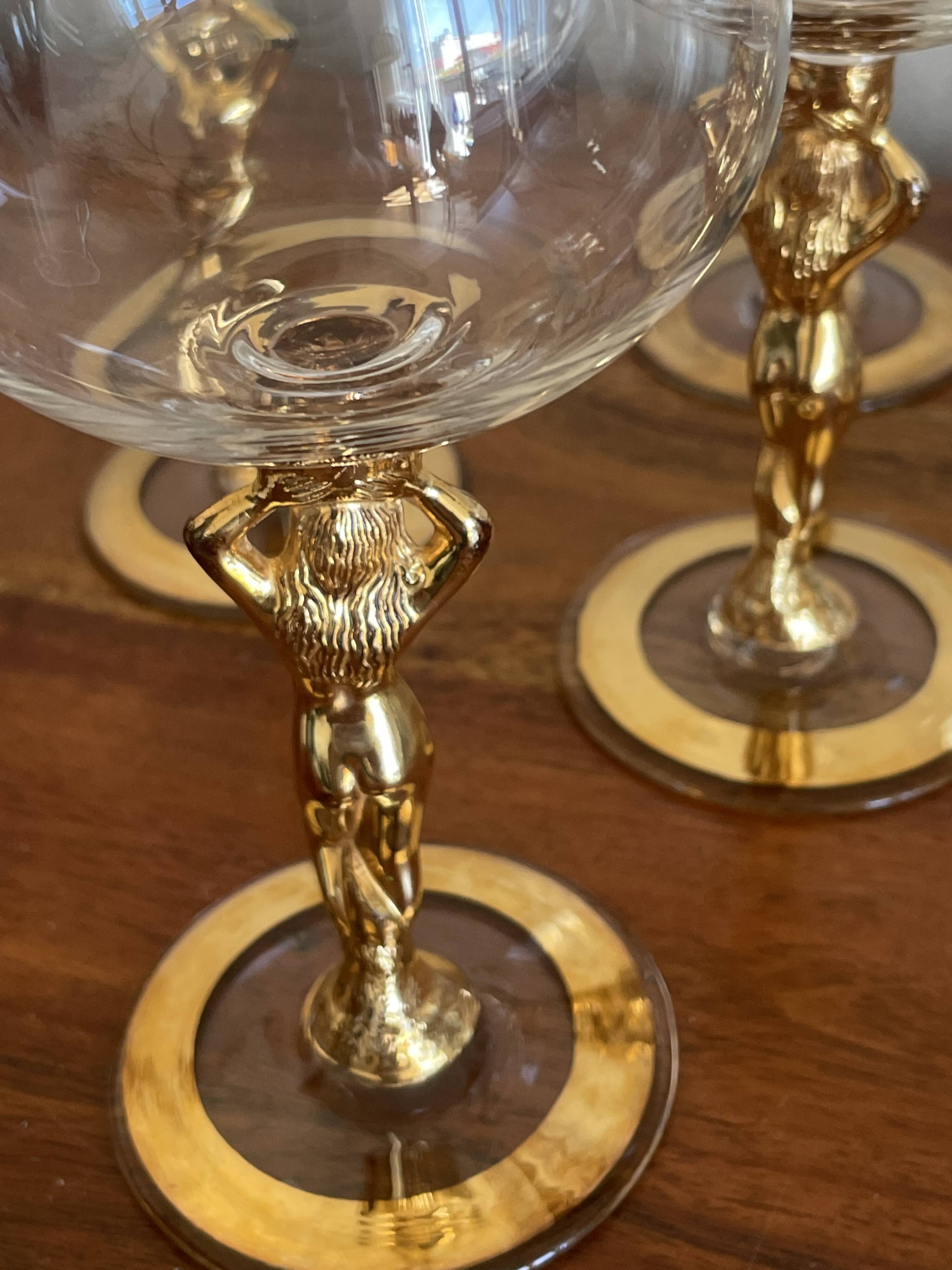 10 Bayel crystal glasses, Venus model