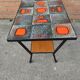 Table basse vintage métal  bois