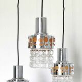 1970s hanging Raak 3 lights