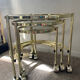 Series of 3 vintage nesting tables from the 70s-80s
