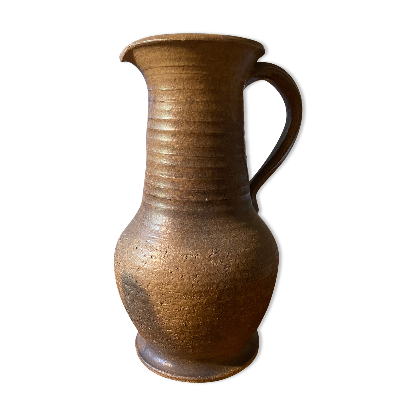 Brutalist pitcher ceramic Jean marais