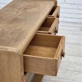 1970s, Danish chest of drawers, oak wood, original good condition.