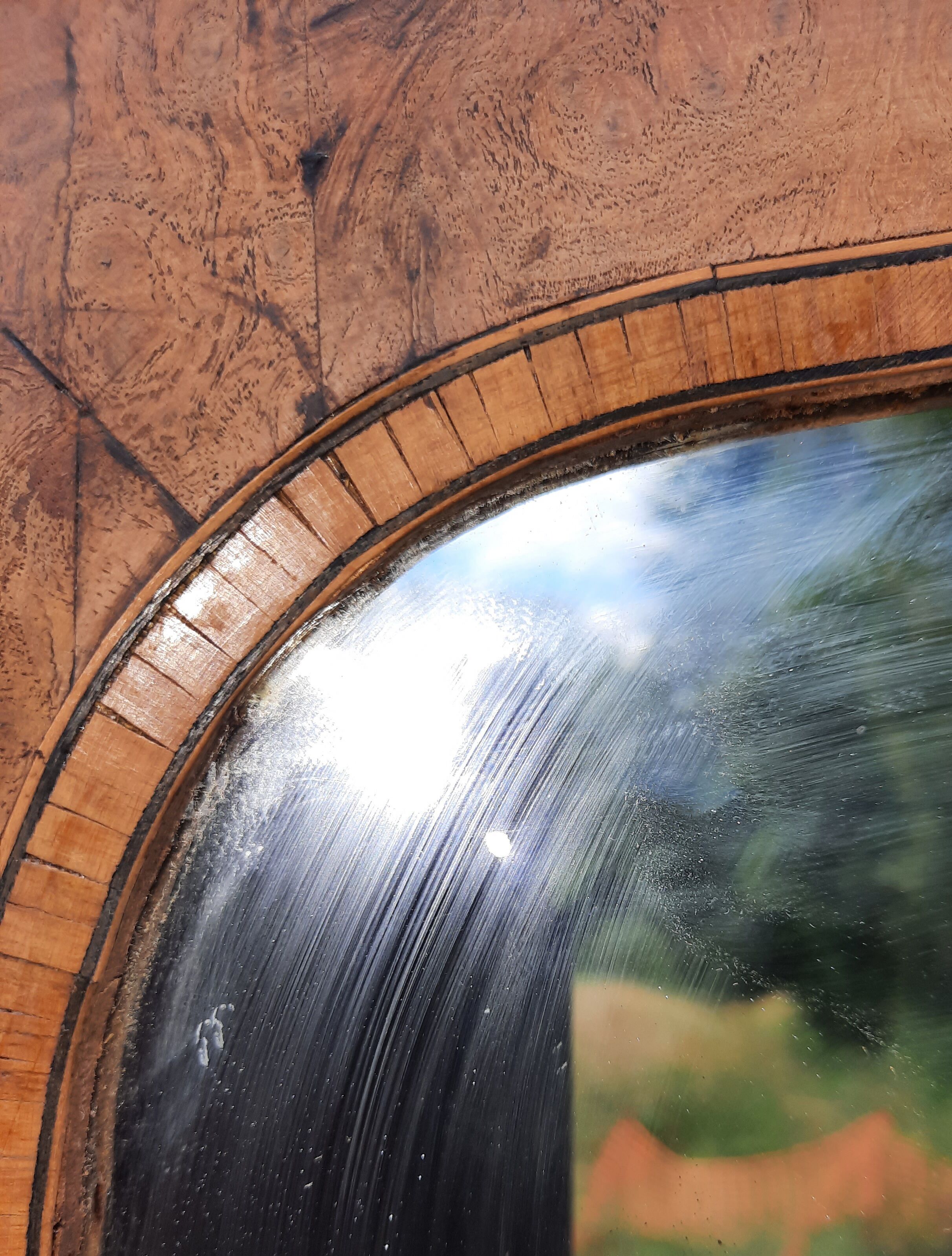 Large beveled mirror 74x195cm