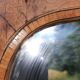 Large beveled mirror 74x195cm