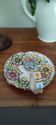 V.Pinto ceramic candle holder, Vietri. floral decor