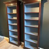 Set of 2 open bookcases