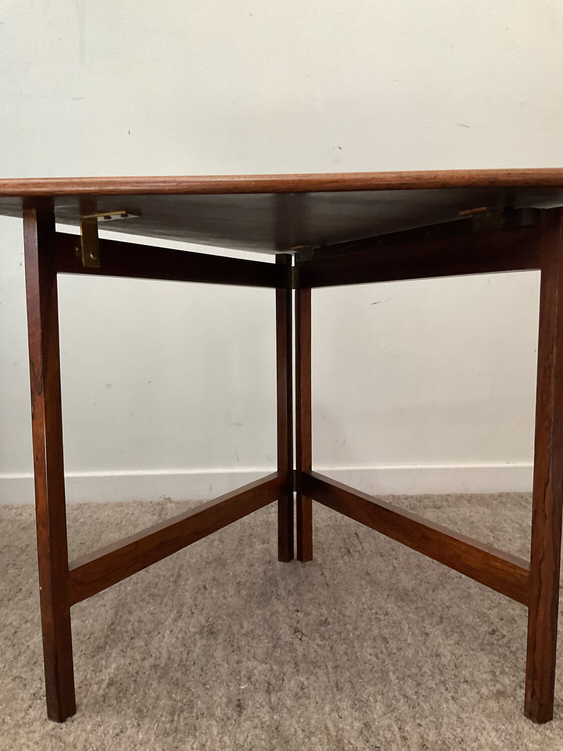 Scandinavian folding table Slikeborg CFC from the 50s-60s