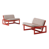 Paire de fauteuils Carlotta d'Afra et Tobia Scarpa pour Cassina