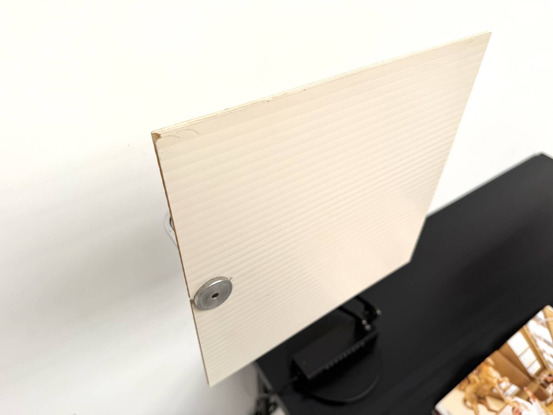 Rare desk/table lamp "WO" by Sacha Ketoff - Aluminor Edition, circ