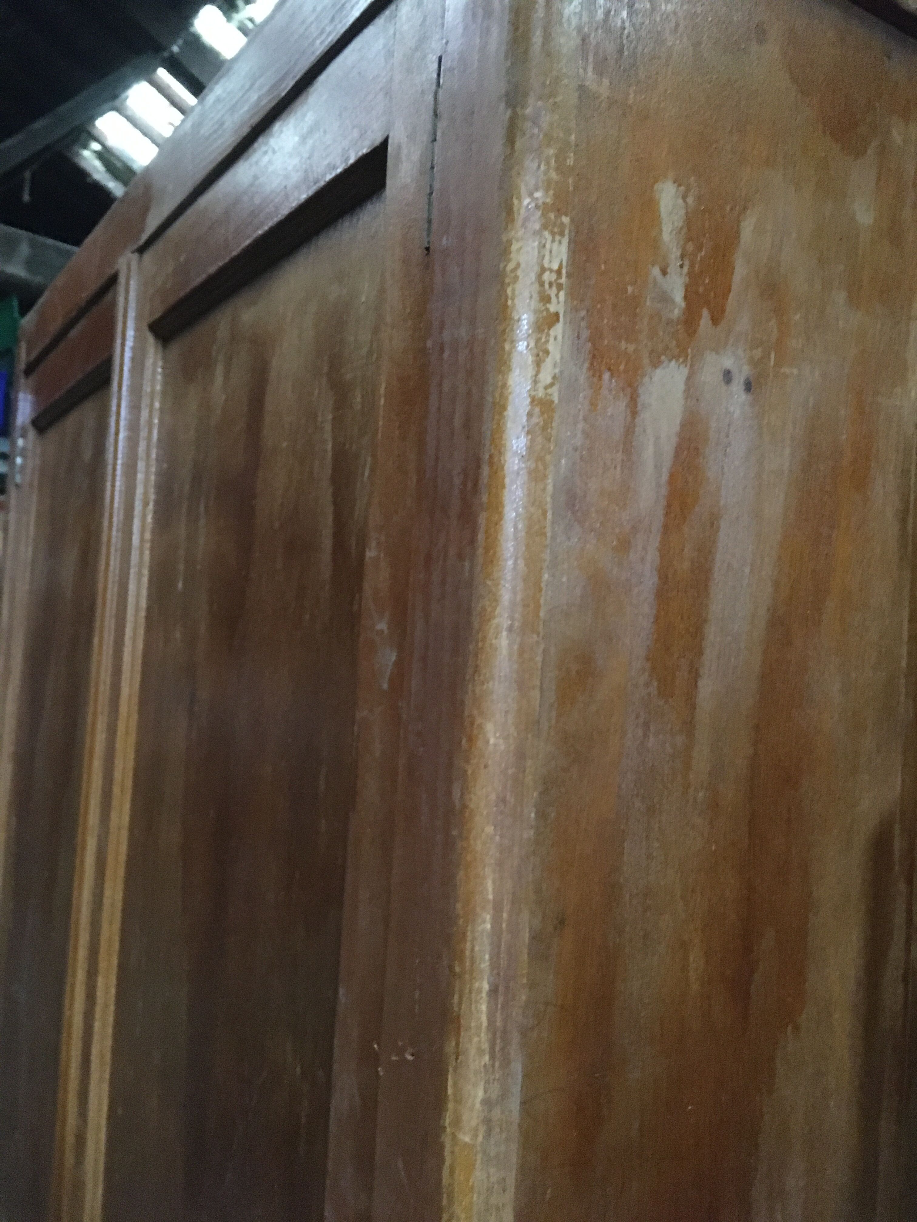 Former Parisian wooden closet cabinet (pitchpin)