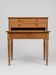 Antique Louis Philippe style desk with a 19th-century tier - 6 drawers - extendable leather top.