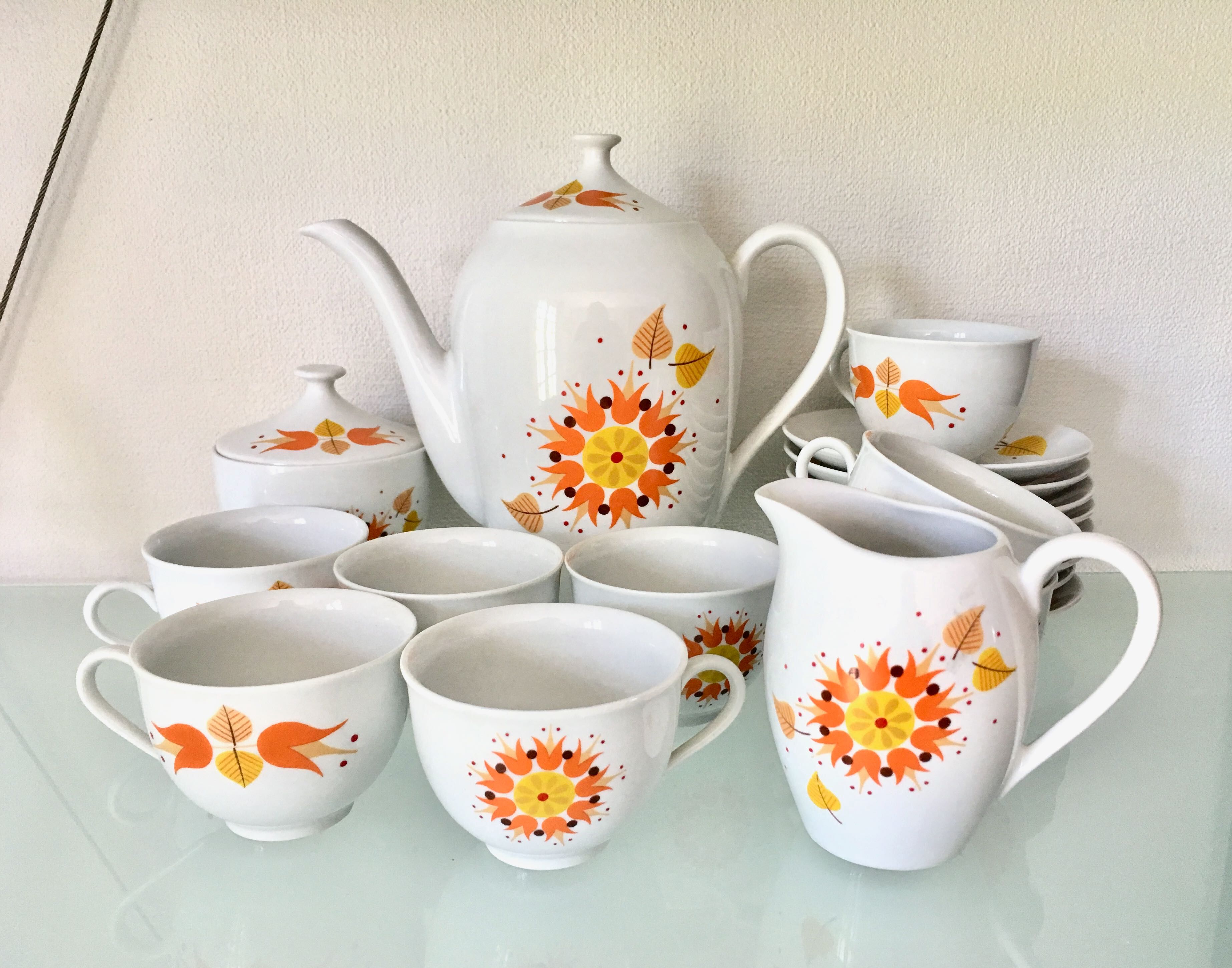 1970 vintage Italian coffee service
