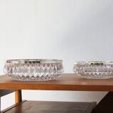 Bowl in Crystal from WMF, 1970, Set of 2