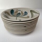 Hollow plates vintage sandstone Logchamp