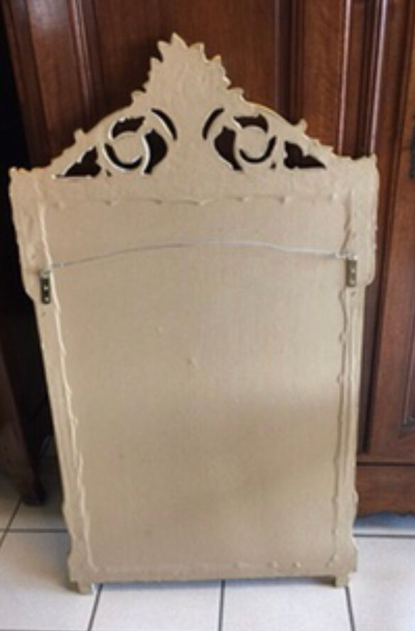 Louis XVI-style gilded mirror