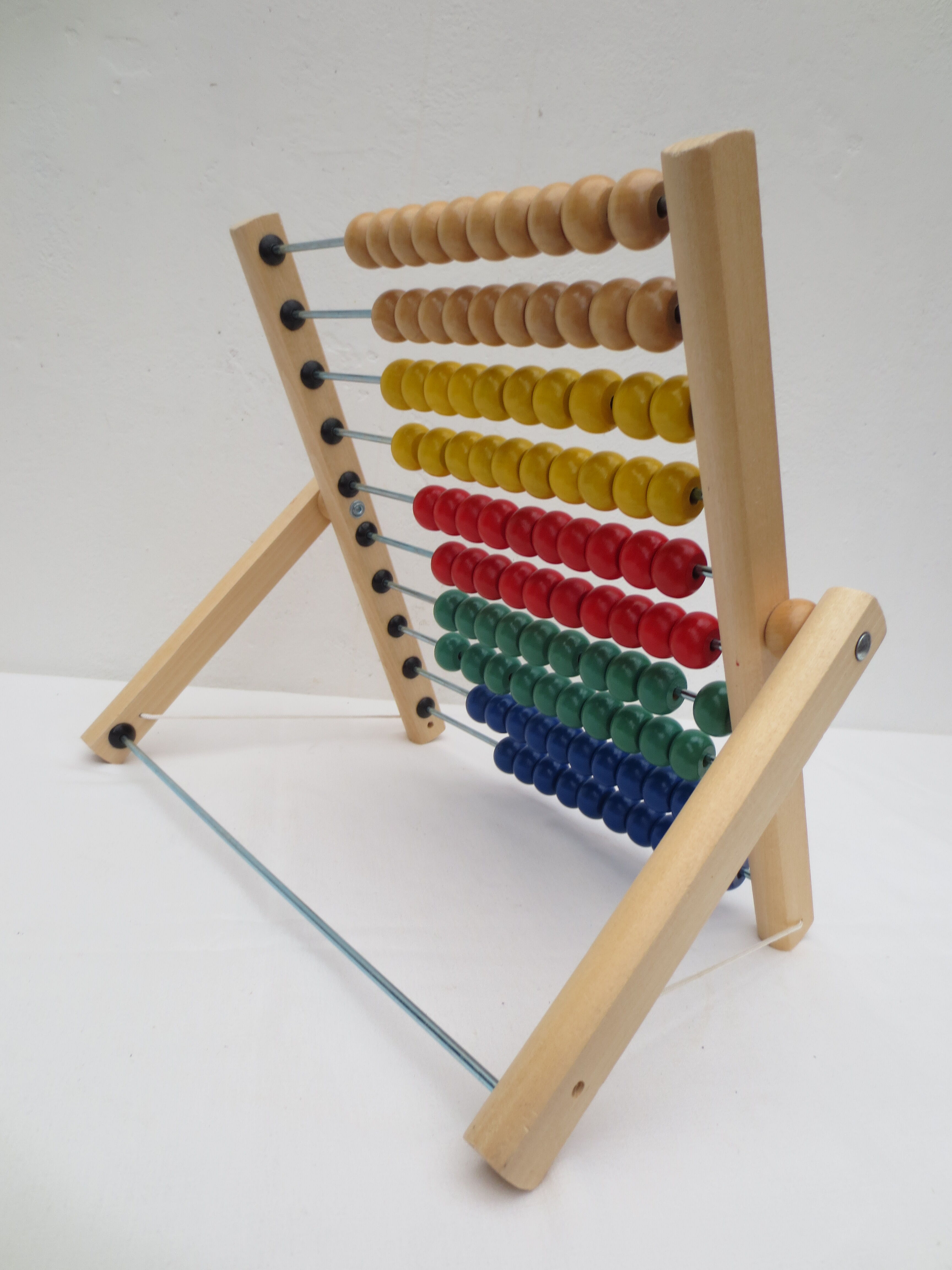Large coloured wooden abacus for the child's learning
