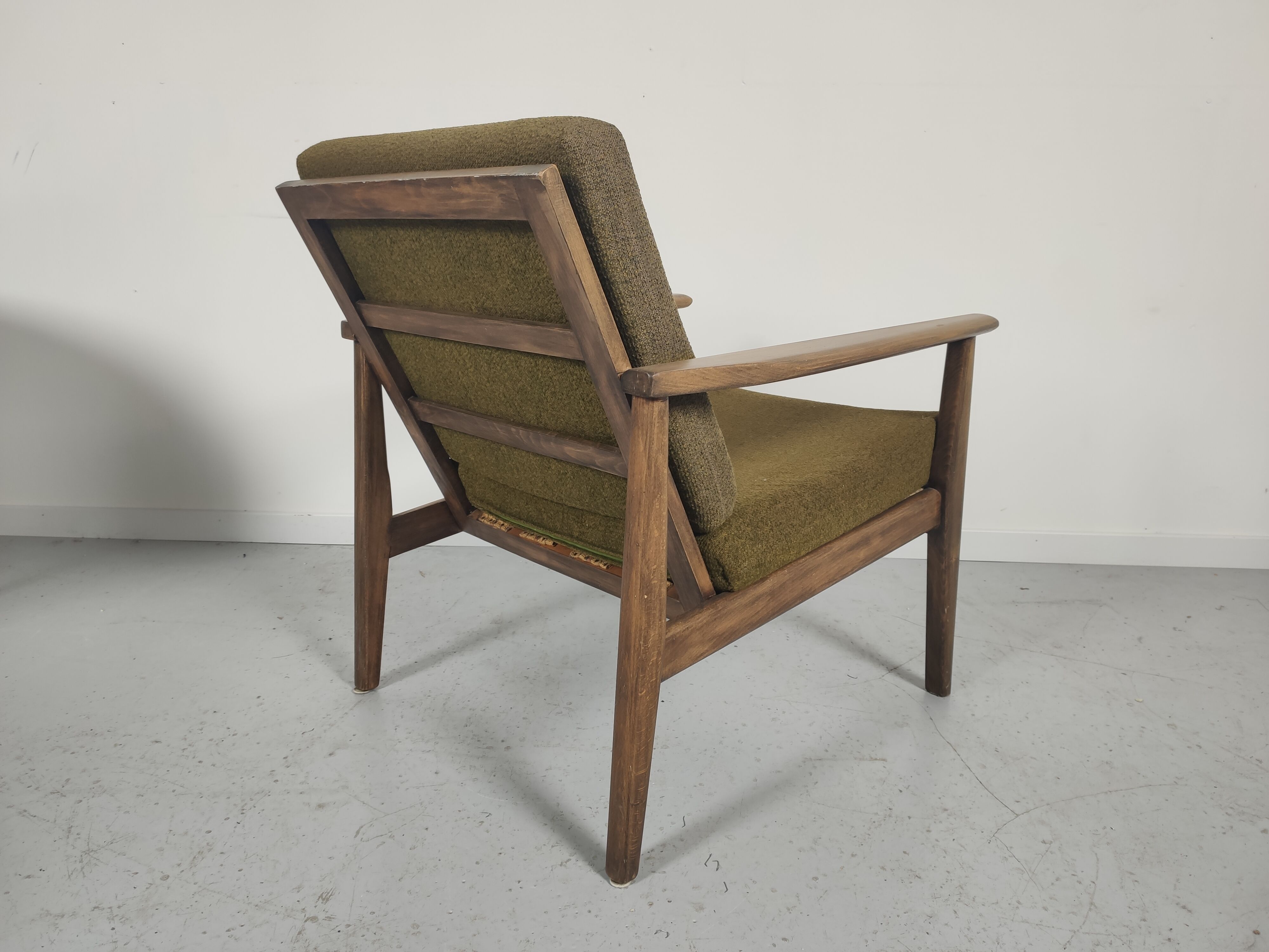 Scandinavian armchair oak 50/60
