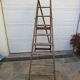 great old painter wooden stepladder