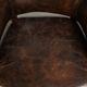 Characterful set of 6 cowhide dining chairs made of grained leather
