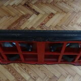 Table low décor birds with hard stones and mother of Pearl inlay