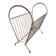 Golden magazine rack