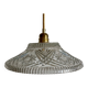 Suspension abat-jour vintage en verre - collection vaisselle -