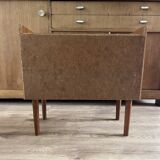 Vintage Danish teak commode with beautiful handles.