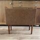 Vintage Danish teak commode with beautiful handles.