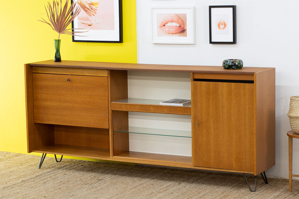 Vintage Scandinavian sideboard – 220 cm