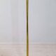 Modern mid-century brass floor lamp ASEA with round cotton shade, Sweden, 1960s