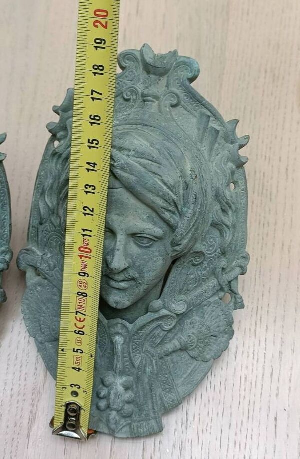 Coin de billard, heurtoir en bronze