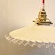 Opaline pendant lamp - vintage - retro - upcycling - unique piece - lamps