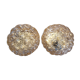 Pair of Helena Tynell snail ceiling lights