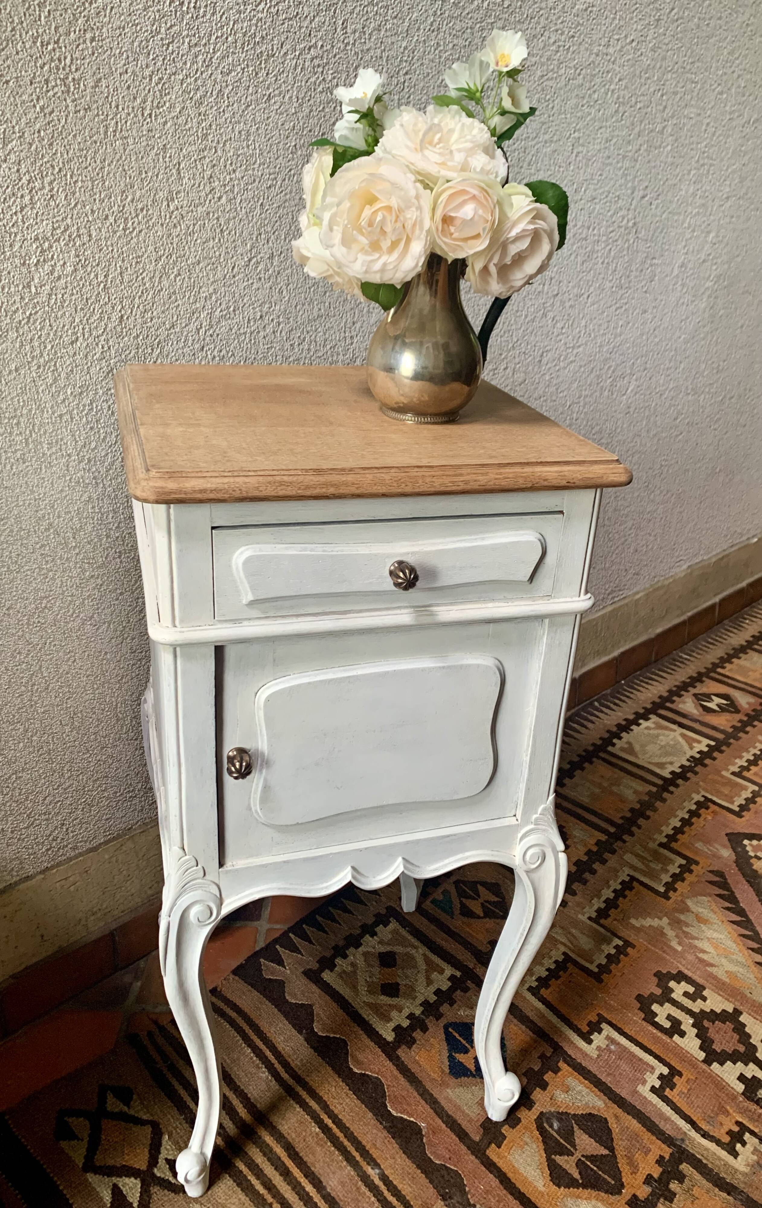 Large bedside table or small entryway unit