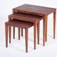 Nest Tables by Severin Hansen for Haslev Møbelsnedkeri, Denmark, 1960s, Set of 3