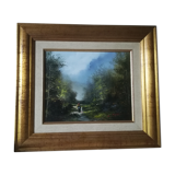 Signed oil on canvas