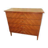 Commode vintage design chevrons