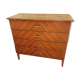 Commode vintage design chevrons