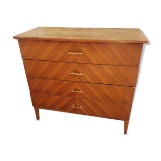 Commode vintage design chevrons