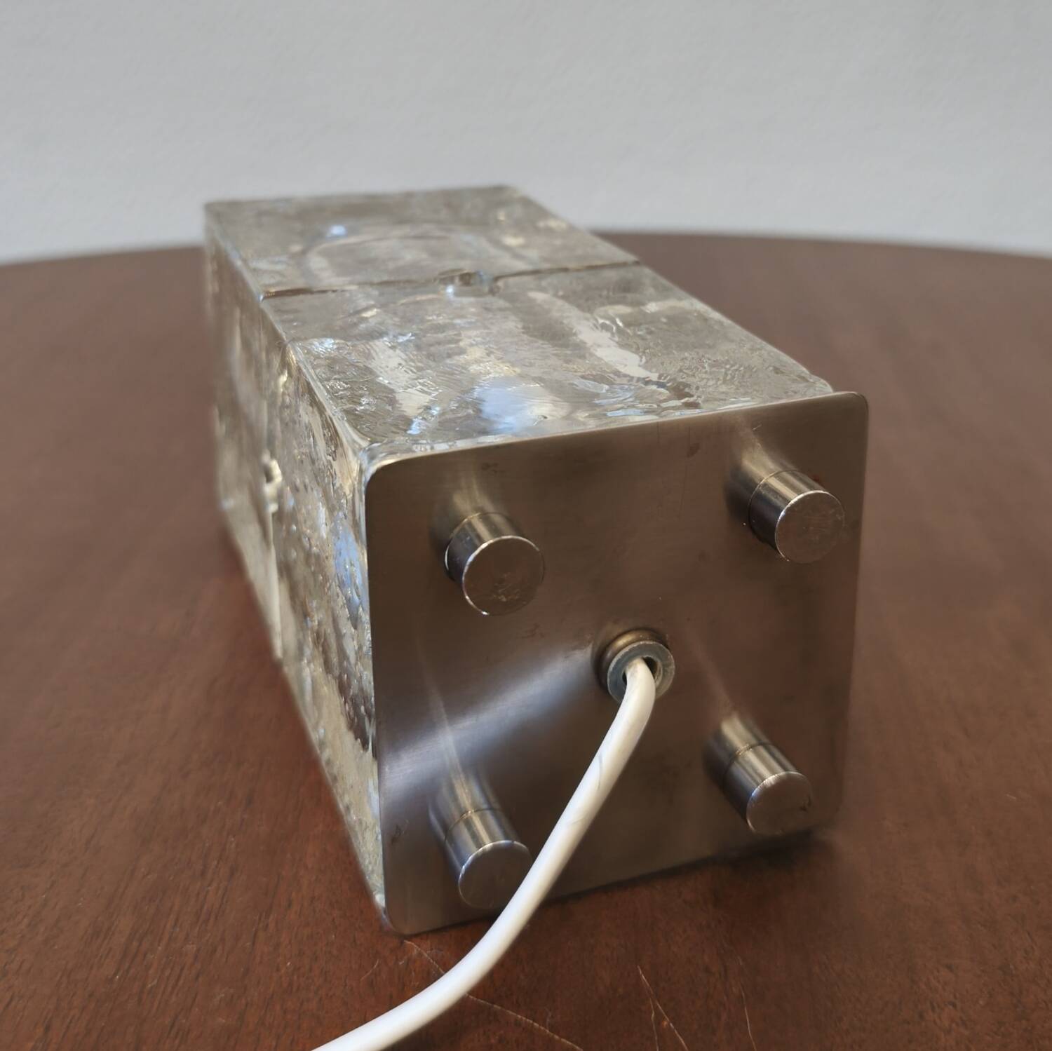 Murano glass table lamp, Poliarte, 1970