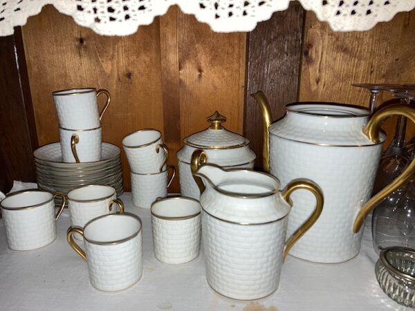 Service à café porcelaine de limoges