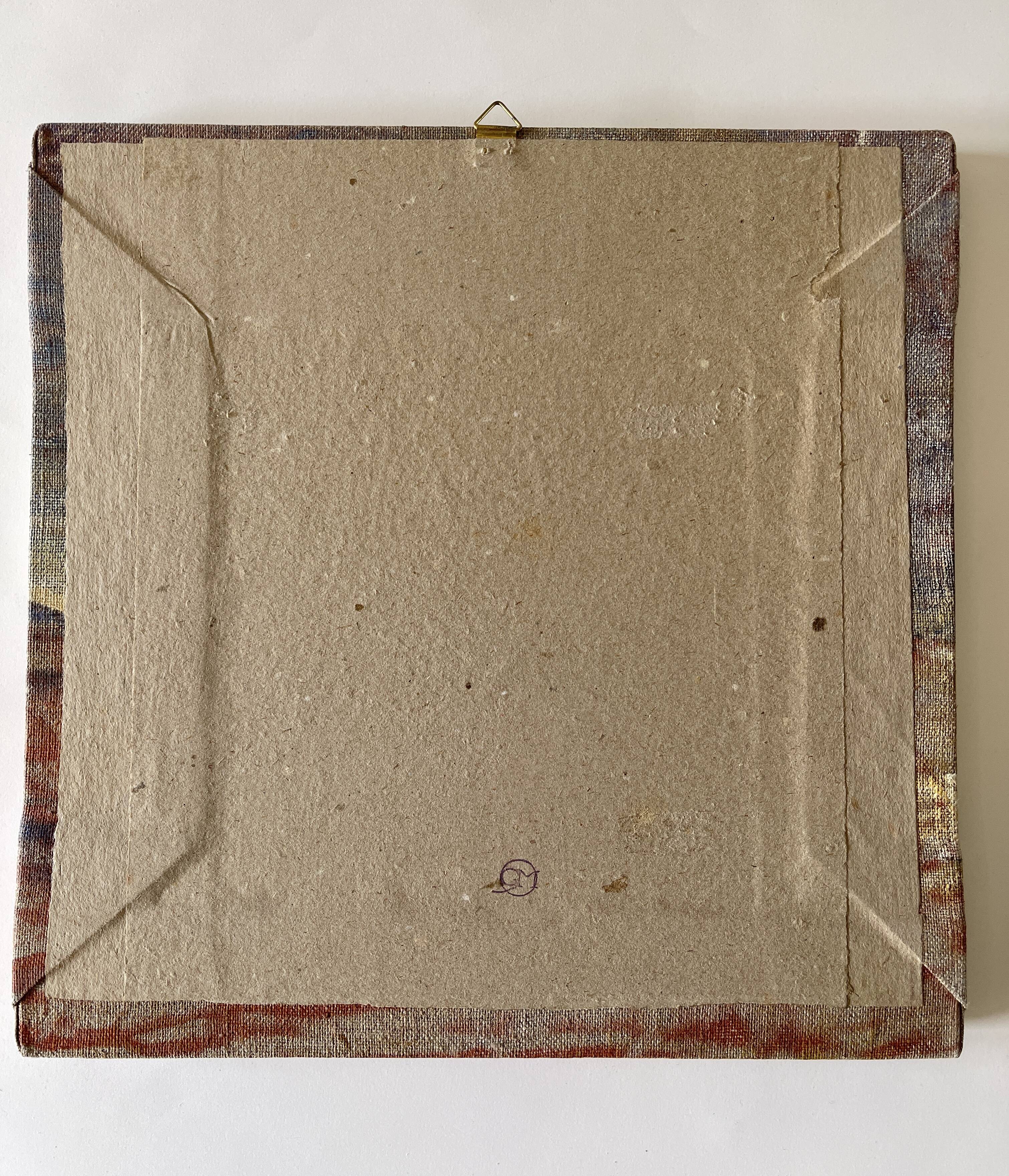 Oil on canvas contemporary landscape, signed Gouny et Marange