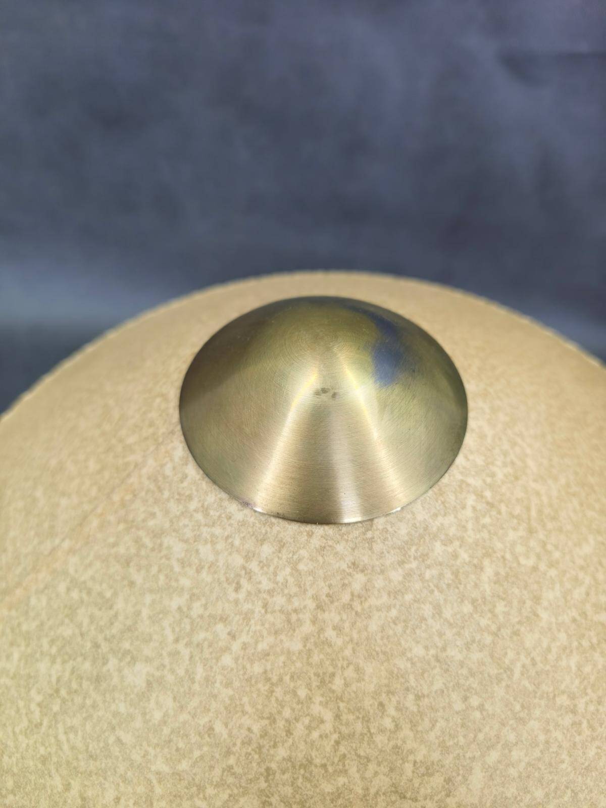 Helena Frantová Table Lamp, Chrome and Paper Shade, Czechoslovakia 1960s